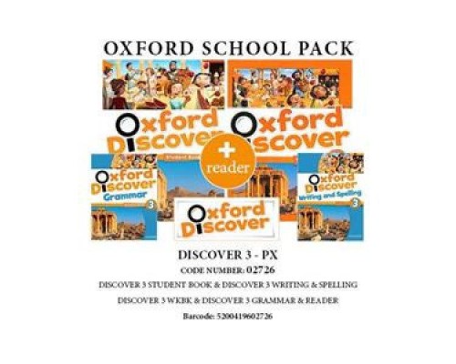 OXFORD DISCOVER 3 PACK PX (SB + WB + READER + WRITING   SPELLING + READER) - 02726