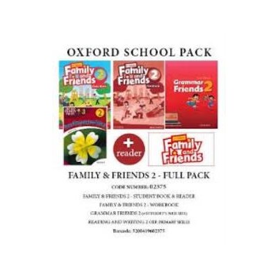 FAMILY AND FRIENDS 2 FULL PACK (SB + WB + GRAMMAR FRIENDS 2 + OXFORD PRIMARY SKILLS READING   WRITING 2 + READER) - 02375 2ND ED