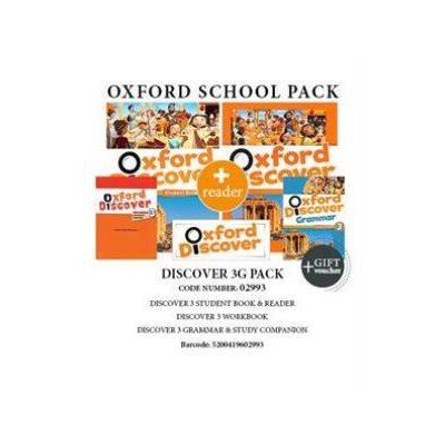 OXFORD DISCOVER 3 G PACK (SB + WB + GRAMMAR + COMPANION + READER + GIFT VOUCHER) - 02993