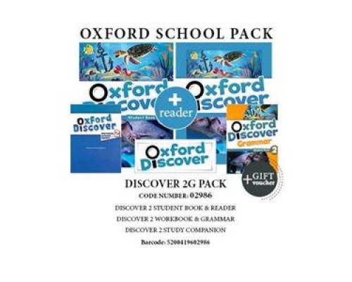 OXFORD DISCOVER 2G PACK (SB + WB + GRAMMAR + COMPANION + READER + GIFT VOUCHER) - 02986