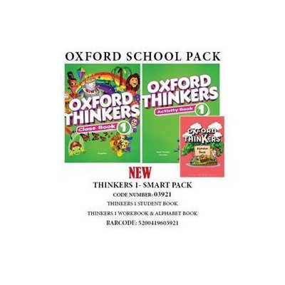 OXFORD THINKERS 1 NEW SMART PACK (SB + WB + ALPHABET BOOK 2020) 2020 - 03921