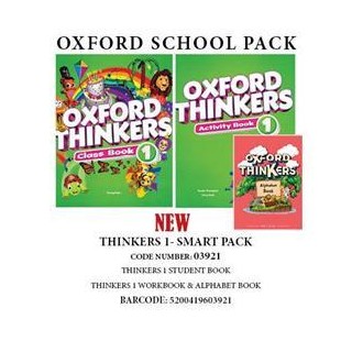 OXFORD THINKERS 1 NEW SMART PACK (SB + WB + ALPHABET BOOK 2020) 2020 - 03921