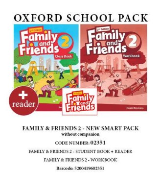 FAMILY AND FRIENDS 2 NEW SMART PACK 2 (INCL. SB + MULTI-ROM + WB + READER) - 02351 2ND ED