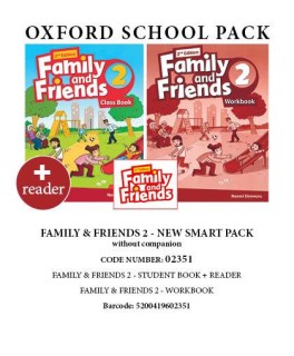 FAMILY AND FRIENDS 2 NEW SMART PACK 2 (INCL. SB + MULTI-ROM + WB + READER) - 02351 2ND ED