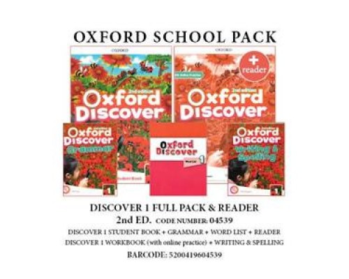 OXFORD DISCOVER 1 2ND PACK FULL PACK   READER - 04539
