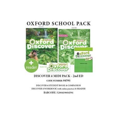 OXFORD DISCOVER 4 PACK MIDI (SB+ WB (WITH ONLINE)+ COMPANION+ READER) - 04591 2ND ED