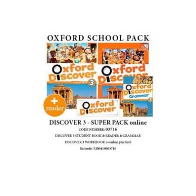 OXFORD DISCOVER 3 SUPER PACK ONLINE (SB+ WB WITH ONLINE PRACTISE + GRAMMAR + READER) - 03716