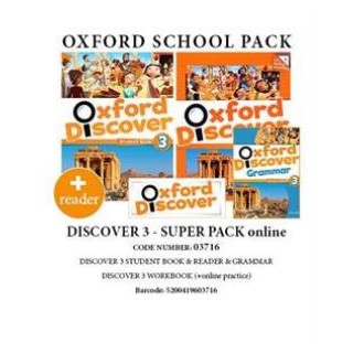 OXFORD DISCOVER 3 SUPER PACK ONLINE (SB+ WB WITH ONLINE PRACTISE + GRAMMAR + READER) - 03716