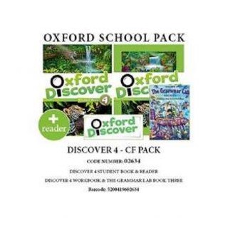 OXFORD DISCOVER 4 PACK CF (INCL. SB + WB + GRAMMAR LAB 3) - 02634