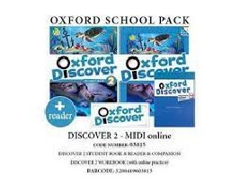 OXFORD DISCOVER 2 PACK MIDI (SB + WB (+ ONLINE) + COMPANION + READER) - 03815