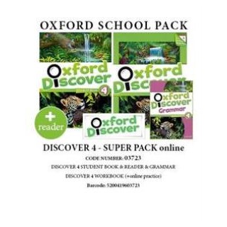 OXFORD DISCOVER 4 SUPER PACK ONLINE (SB + WB WITH ONLINE PRACTISE + GRAMMAR + READER) - 03723