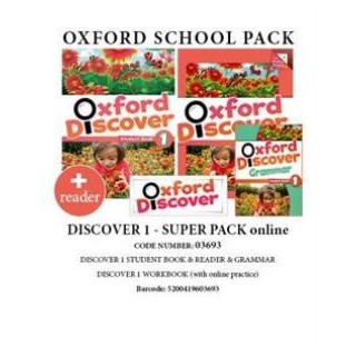 OXFORD DISCOVER 1 SUPER PACK ONLINE (SB+ WB WITH ONLINE PRACTISE + GRAMMAR + READER) - 03693