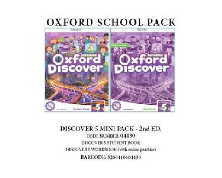 OXFORD DISCOVER 5 PACK MINI (SB + WBK WITH ONLINE PR.) - 04430 2ND ED