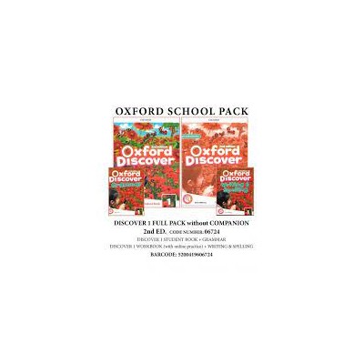OXFORD DISCOVER 1 FULL PACK (WITHOUT COMPANION) - 06724 2ND ED