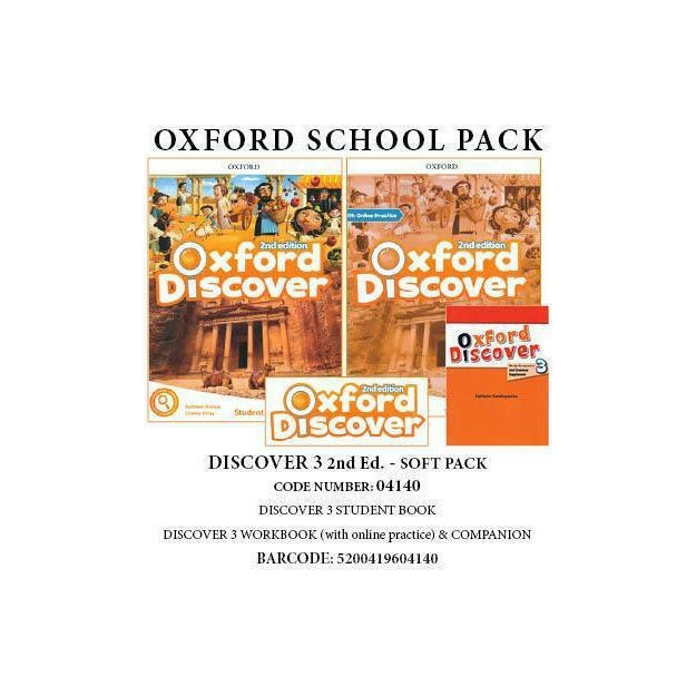 OXFORD DISCOVER 3 SOFT PACK (SB + WB   ONLINE PRACTICE + COMPANION) - 04140 2ND ED