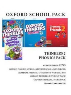 OXFORD THINKERS 2 PHONICS PACK (SB + WB + GRAMMAR FRIENDS 2 + OXFORD PHONICS WORLD 4) - 02795