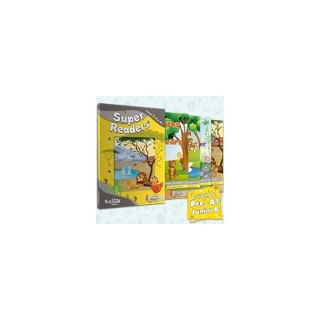 SUPER READERS LEVEL 2 (JUNIOR B) - ΠΑΚΕΤΟ 4 ΠΑΡΑΜΥΘΙΑ + MR3 + GLOSSARY (+ CD)