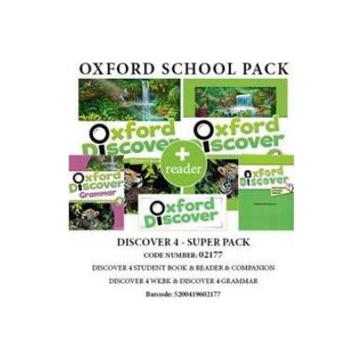 OXFORD DISCOVER 4 SUPER PACK (SB + WB + GRAMMAR + COMPANION + READER) - 02177