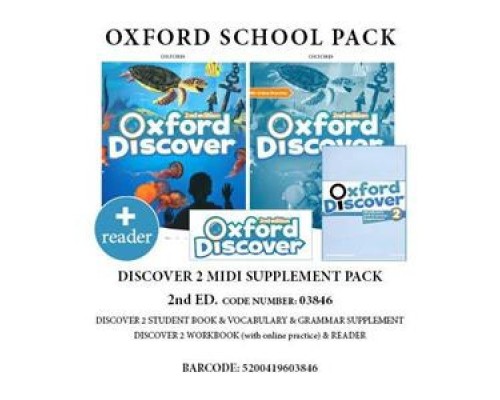 OXFORD DISCOVER 2 MIDI SUPPLEMENT PACK (SB + WB   ONLINE PRACTICE + VOCABUL.   GRAMM. SUPPLEM. + WORDLIST) - 03846 2ND ED