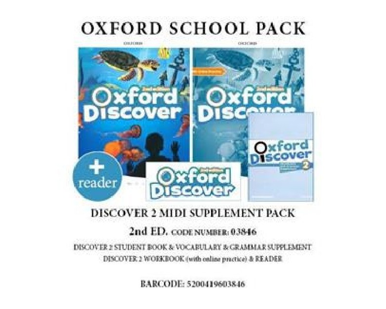 OXFORD DISCOVER 2 MIDI SUPPLEMENT PACK (SB + WB   ONLINE PRACTICE + VOCABUL.   GRAMM. SUPPLEM. + WORDLIST) - 03846 2ND ED