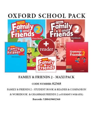 FAMILY AND FRIENDS 2 MAXI PACK (SB + WB + COMPANION + GRAMMAR FRIENDS 2 SB + WEBSITE+ READER) - 02368 2ND ED