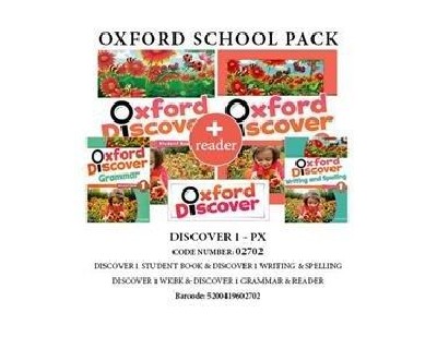 OXFORD DISCOVER 1 PACK PX (SB+ WB+ GRAMMAR+ WRITING   SPELLING READER) - 02702