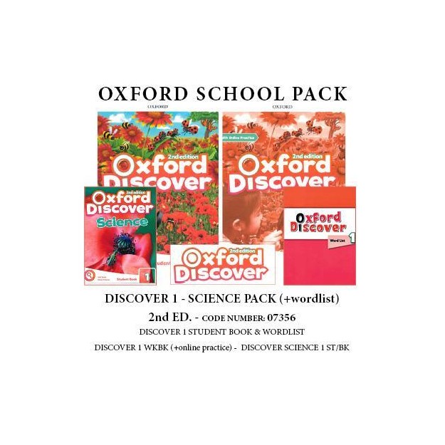 DISCOVER 1 (+ WORDLIST) 2ND ED SCIENCE PACK