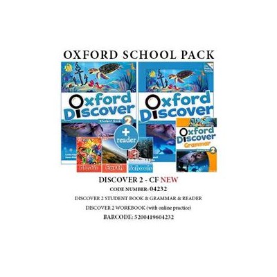 OXFORD DISCOVER 2 PACK CF NEW (SB + WB WITH ONLINE PRACTICE + GRAMMAR + 3 READERS: EARTH/ SCHOOLS/ PLASTIC) - 04232