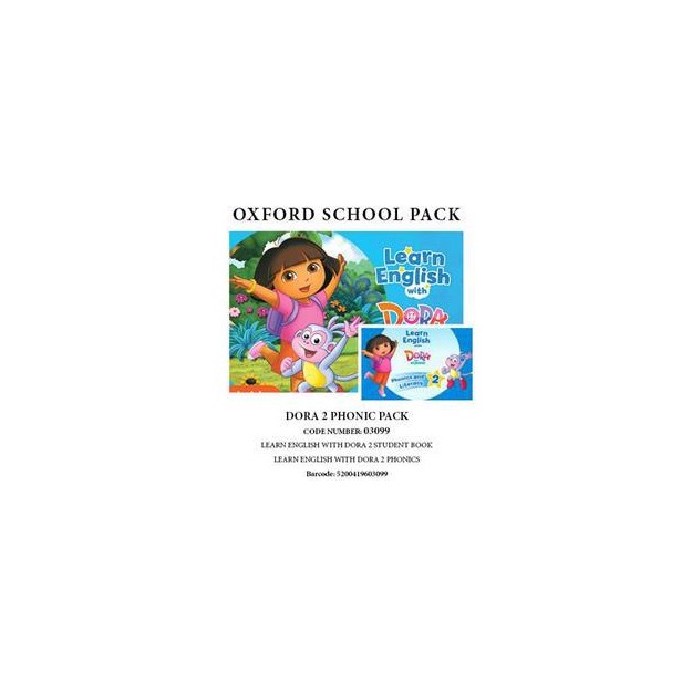 LEARN ENGLISH WITH DORA 2 PHONICS PACK - 03099