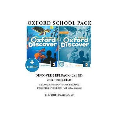 OXFORD DISCOVER 2 PACK EFL (SB + WB WITH ONLINE PRACTICE + READER: SCHOOLS) - 04386 2ND ED
