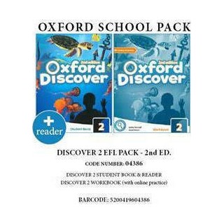 OXFORD DISCOVER 2 PACK EFL (SB + WB WITH ONLINE PRACTICE + READER: SCHOOLS) - 04386 2ND ED