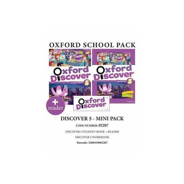 OXFORD DISCOVER 5 POWER PACK (SB+ WB+ GRAMMAR+ READER)- 02559