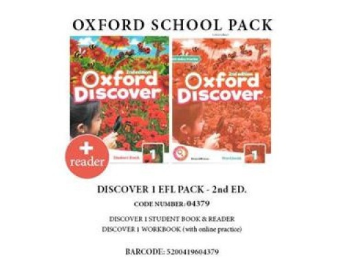 OXFORD DISCOVER 1 PACK EFL (SB + WB WITH ONLINE PRACTICE + READER: TREES) - 04379 2ND ED