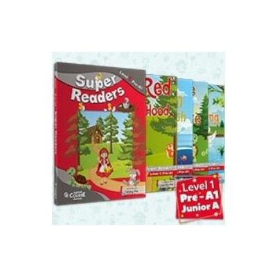 SUPER READERS LEVEL 1 (JUNIOR A) - ΠΑΚΕΤΟ 4 ΠΑΡΑΜΥΘΙΑ + MR3 + GLOSSARY (+ CD)