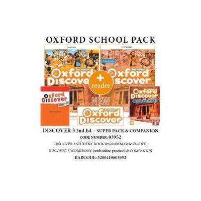 OXFORD DISCOVER 3 SUPER PACK   COMPANION (SB+ WB WITH ONLINE PRACTISE + GRAMMAR + COMPANION + READER) - 03952 2ND ED