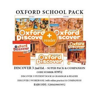 OXFORD DISCOVER 3 SUPER PACK   COMPANION (SB+ WB WITH ONLINE PRACTISE + GRAMMAR + COMPANION + READER) - 03952 2ND ED