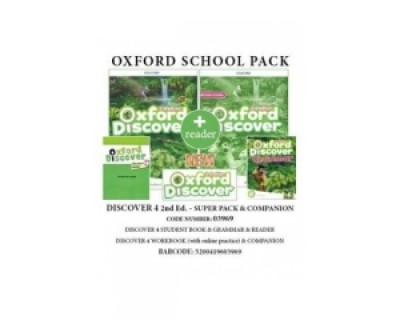 OXFORD DISCOVER 4 SUPER PACK (SB + WB WITH ONLINE PRACTICE + GRAMMAR + COMPANION + READER) - 03969 2ND ED