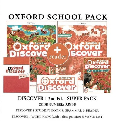 OXFORD DISCOVER 1 SUPER PACK (+ SB + WB WITH ONLINE PRACTICE + GRAMMAR + WORDLIST + READER) - 03938 2ND ED