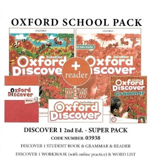 OXFORD DISCOVER 1 SUPER PACK (+ SB + WB WITH ONLINE PRACTICE + GRAMMAR + WORDLIST + READER) - 03938 2ND ED